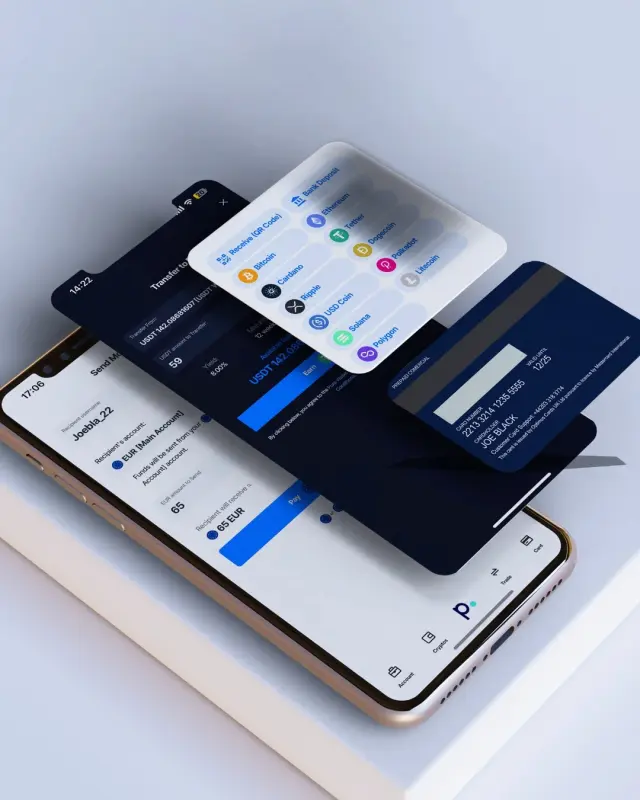 Crypto assets dashboard