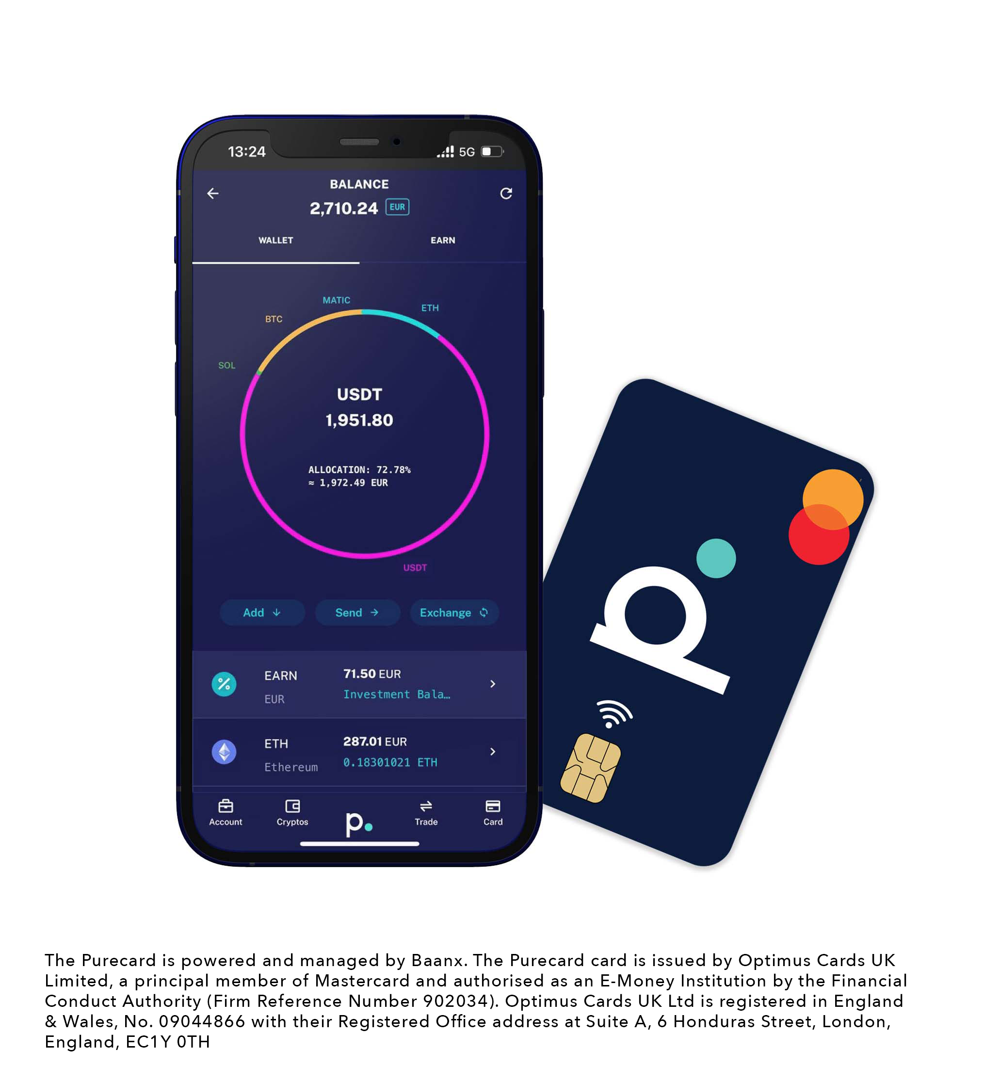 Purewallet Crypto With Card Leg